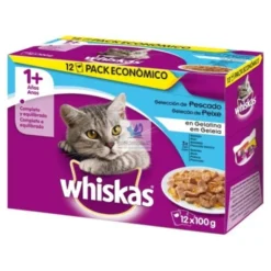WHISKAS MULTI BOLSITA 4x12x100 gr Comida para Gatos