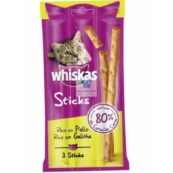 WHISKAS SNACKS STICKS 28 Unidades Snacks para Perros